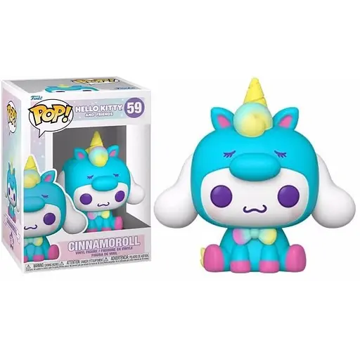 Коллекционная фигурка Funko Pop Хеллоу Китти Синаморол Hello Kitty Cinnamoroll 10 см FP HK C 59 - фото 1