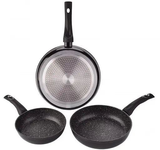 Набор сковородок с гранитным покрытием Edenberg EB-1731 сковорода для жарки с толстым дном - фото 2
