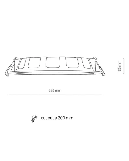 Точечный светильник Nowodvorski 8774 CL Kos LED - фото 6