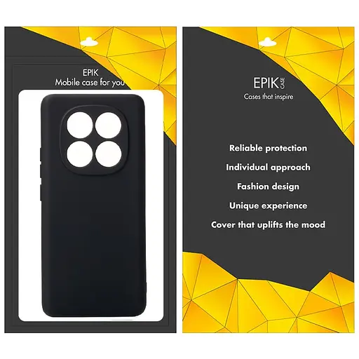 Чехол Epik TPU Black Full Camera для Xiaomi Redmi Note 14 Pro+ 5G Черный - фото 2