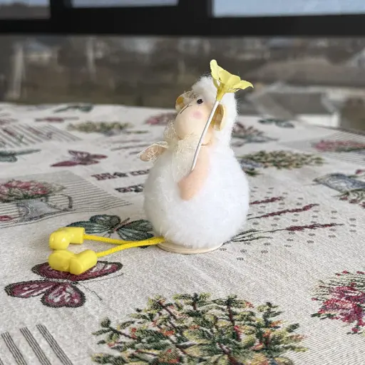 Великодній баранчик "Сонячний акцент" білий MIS LT - фото 3