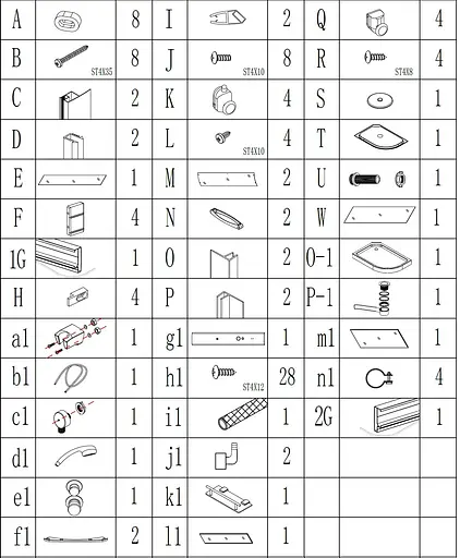 Душовий бокс BRAVO REGA L120GBSL (L120BL) - фото 7