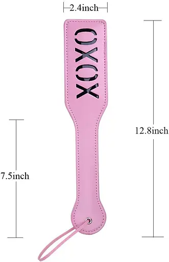 Шлепалка Fetish Fever XOXO, 30.5 см (розовый) - фото 4