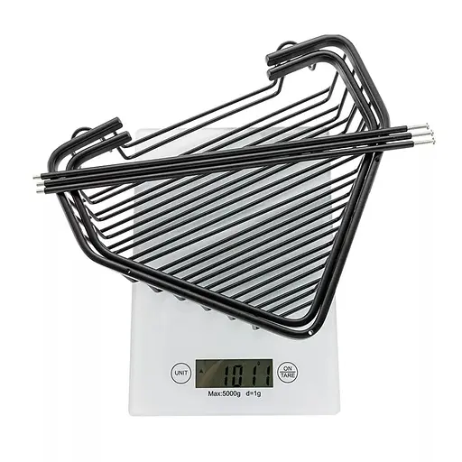 Полка угловая, двухъярусная с крючками Frap F351-16, Черный матовый - фото 5