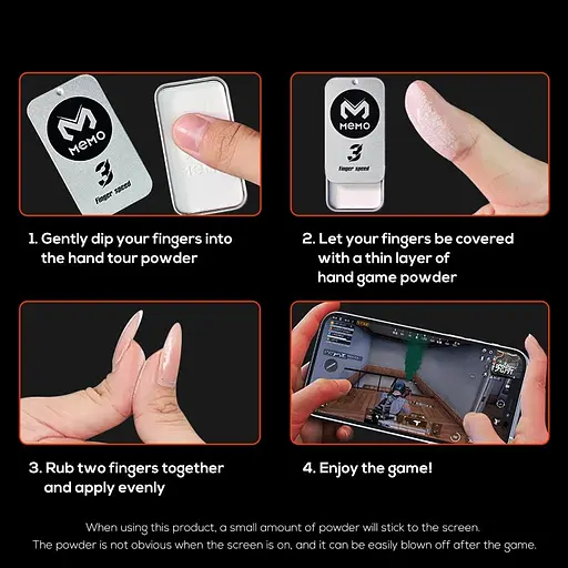 Пудра для кращого ковзання пальців на екрані Приміток FS03 (18545) - фото 6