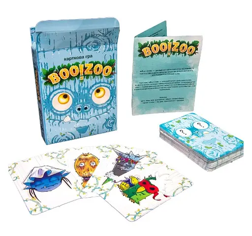 Настільна гра Boo!Zoo, 9.1x11.5x2.2 см, Стратег, 30219 (українською)
