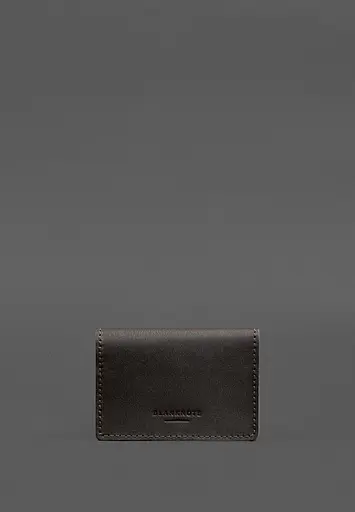 Кожаная обложка для пенсионного удостоверения темно-коричневая - фото 5