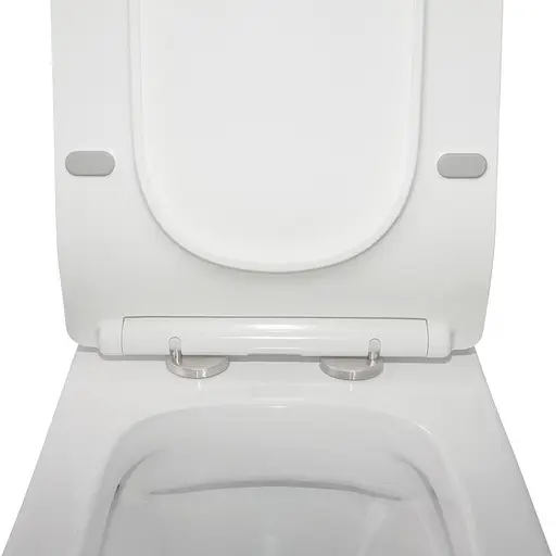 Унитаз-компакт Qtap Crow безободковый с сиденьем Soft Close QT05222170W, Белый - фото 6