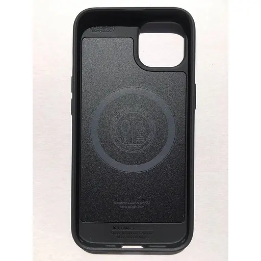 Оригинальный противоударный чехол Spigen для iPhone 13 / iPhone 14 Core Armor MagSafe MagFit Black ACS04676 - фото 7