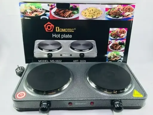 Электроплита Domotec MS-5822 — дисковая настольная плита на 2 конфорки, 2000 Вт - фото 10