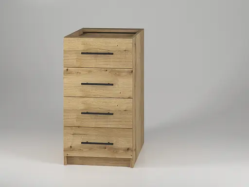 Тумба під стіл ОП-404 Orange-Line 400х600х734 Дуб Евок прибережний - фото 2