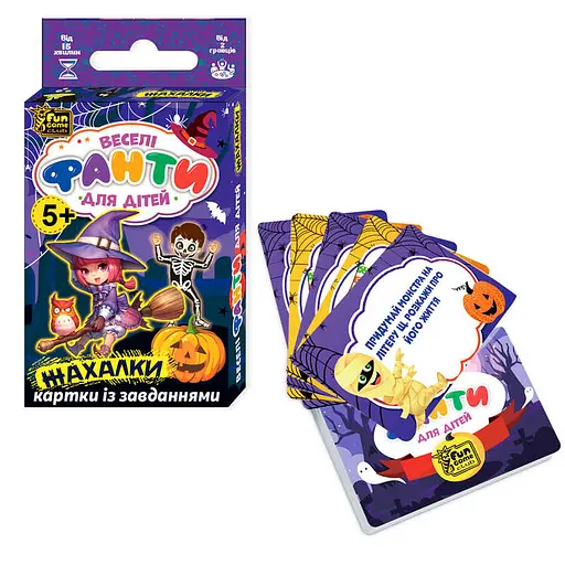 Настольная игра "Весёлые фанты" 88530 4FUN Game Club, 32 крточки, в коробке (6945717412095) - фото 1