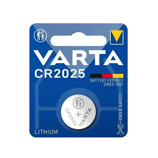 Батарейка Varta CR2025 (1шт) - фото 1