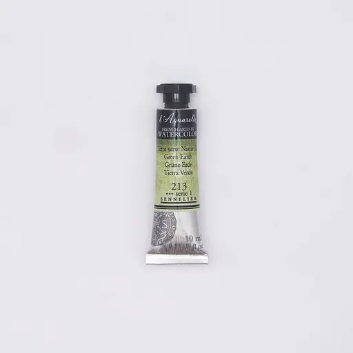 Акварельна фарба Sennelier L'Aquarelle, 10 мл, S1, Зелена земля (Green Earth)