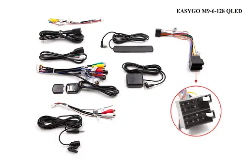 Автомагнітола EasyGo M9-6-128 QLED - фото 5