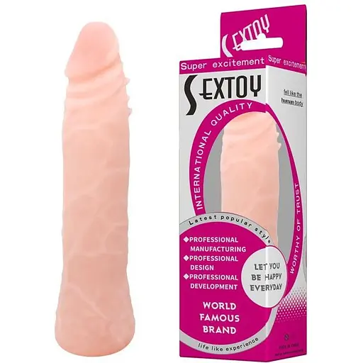 Фалоімітатор LyBaile Super Excitement Sextoy Fresh 16.3 см тілесний