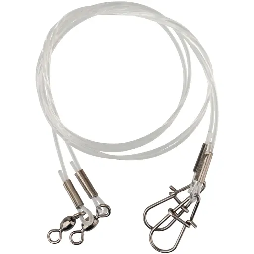 Поводок Savage Gear Regenerator Trace 100cm 1.0mm 25kg Swivel Needle Snap (3 шт/уп) - фото 1