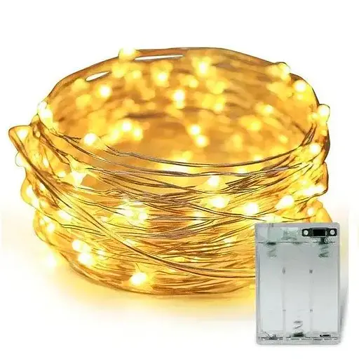 Светодиодная гирлянда Sun Lamp Капля Росы 100 LED 10м теплый белый свет оптом 