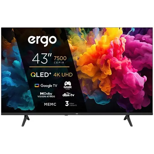 Телевізор Ergo QLED 43" 43JUQ7500