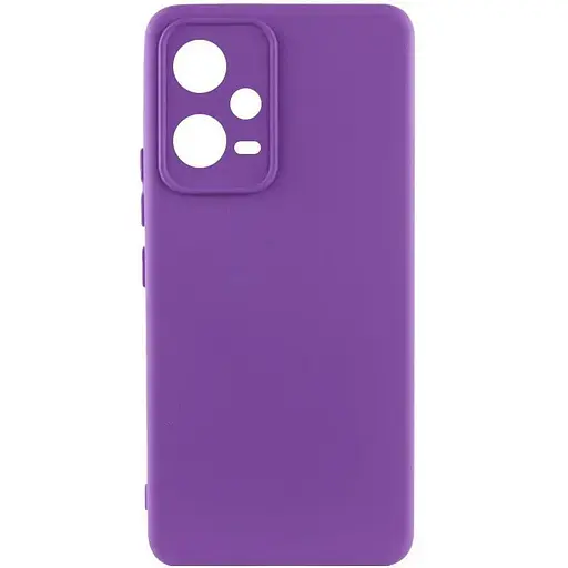 Чохол Silicone Cover Lakshmi Full Camera (AA) для Xiaomi Poco X5 5G / Note 12 5G Фіолетовий / Purple
