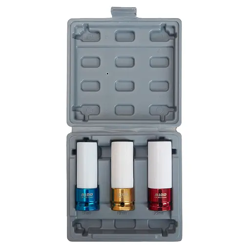 Набор ударных головок Alloid 1/2" для алюминиевых дисков 3 шт. (NUG-1721)  - фото 5