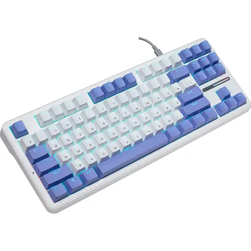 Клавіатура Aula F87 KRGD Blue UA White 6948391202464 (121944) - фото 4