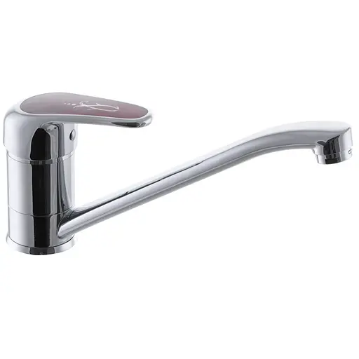 Змішувач для кухні CRON MAGIC 555 червона ручка CR0110 - фото 1