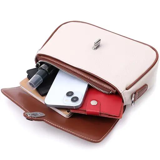 Кожаная женская сумка Vintage 24.5х15х7.5 см sum0026575 - фото 10