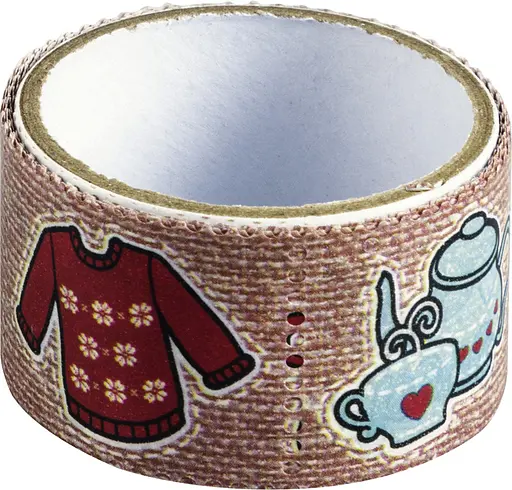 Паперовий скотч Love & Peace 34мм х 2,4м Heyda