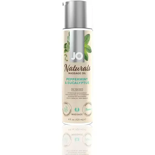 Массажное масло System JO - Naturals Massage Oil - Peppermint & Eucalyptus 120 мл