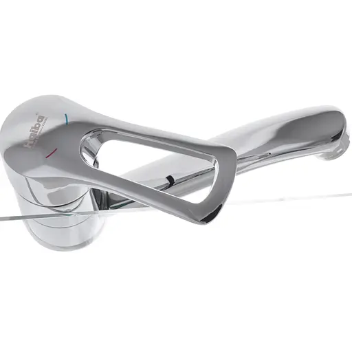 Смеситель для умывальника Haiba Germes 004 HB0765 Хром - фото 3