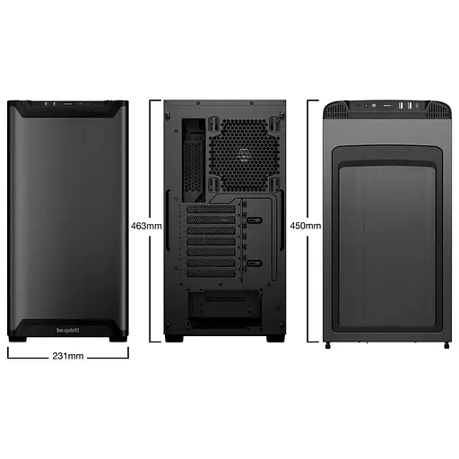 Корпус Be quiet! PURE BASE 501 Airflow з віконцем Black (BGW74) Без БП - фото 3
