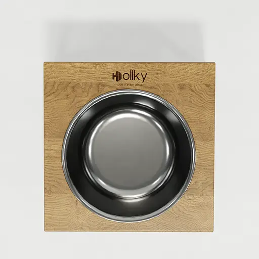 Hollky Base Solo M — миска на підставці для котів і середніх собак (1 × 0,8 л) - фото 6