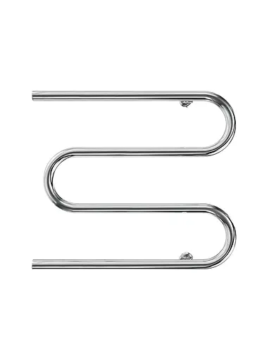 Водяной полотенцесушитель Mario Змейка ∅25 525х600/500 1.1.2510.04.P, Хром, нижнее - фото 1