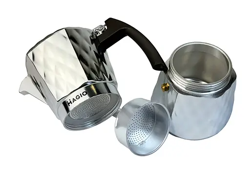 Гейзерная кофеварка Magio MG-1004, 300 мл (на 6 чашек) подходит для индукционных плит 88105 - фото 2