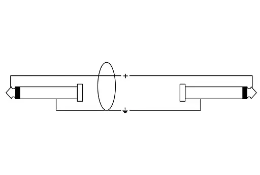 Инструментальный кабель Jack 6,3 - Jack 6,3 угловой Cordial CCI 9 PR - фото 3