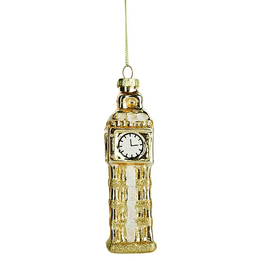 Прикраса ялинкова Handicraft Вежа 13 см скло - фото 6