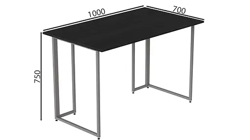 Компьютерный стол Ханна 75x100x70 серый ДСП Сосна Кембра 16мм FRD-101425 - фото 4