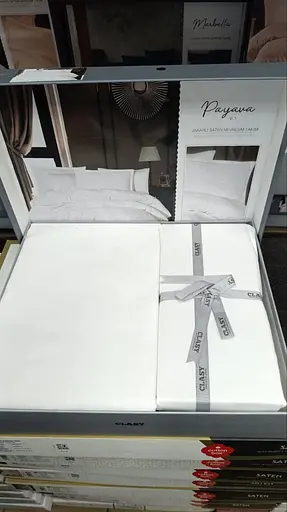 Постільна білизна Payava White Жаккард Clasy pbe0052058 - фото 4