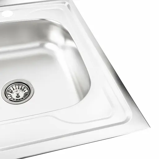 Кухонна мийка з нержавіючої сталі Valeso сатин 8060 R (0,7/160 мм), Satin - фото 3