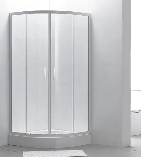 Душова кабіна Eger Tisza 80x80 скло Zuzmara 599-020, матовий, білий - фото 3