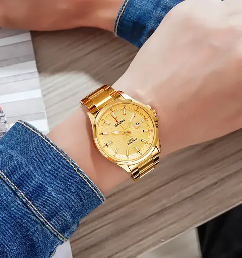 Наручний годинник Skmei 1654 Gold, 1654GD (18393) - фото 5