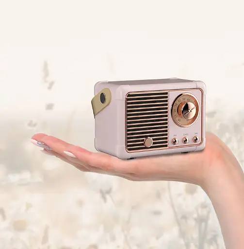 Портативная колонка TWS Retro HM11 Green - фото 4