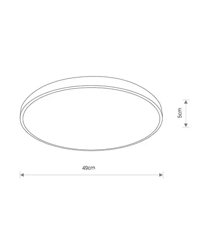 Світильник Nowodvorski 10979 Agnes Round Led Pro 1x32W 3000K 2800Lm IP44 Wh - фото 2
