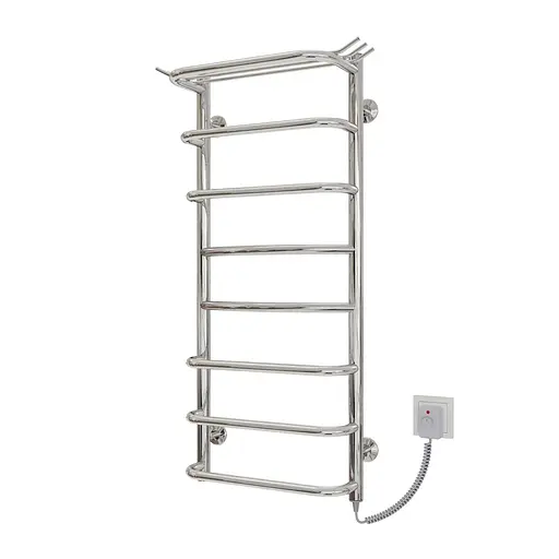 Електрична Сушарка для рушників Kosser Канна 900x400/8 ЕR регулятор. ДК05ER, Хром, Праве - фото 1