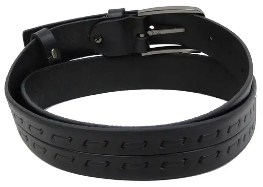 Ремінь шкіряний Skipper чоловічий 125-130х3,3 см acs0026317 - фото 3