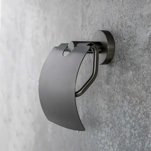 Тримач для туалетного паперу Bemeta Graphit 156112012 Чорний матовий - фото 2