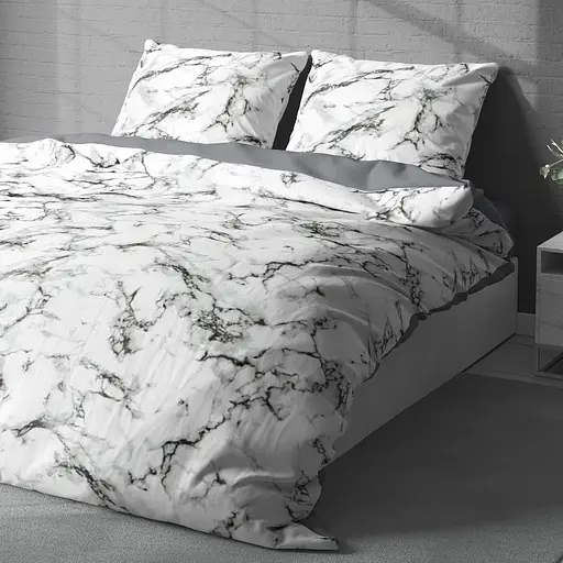 Уцінка. Комплект постільної білизни Lelit Двоспальний сірий з білим 180 х 215 см P-0168/2 (le2000000285962) - фото 6