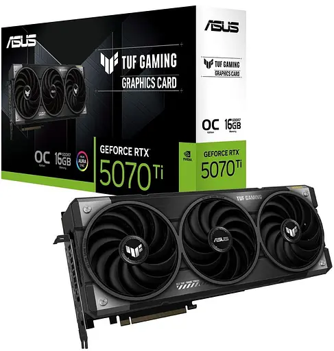 Видеокарта ASUS RTX 5070 Ti 16GB TUF Gaming OC Edition (TUF-RTX5070TI-O16G-GAMING) (GDDR7, 256 bit, PCI-E v5.0 x16) - фото 10