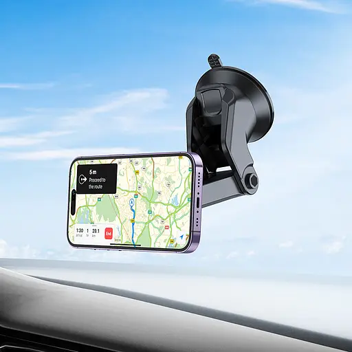 Автотримач для телефона BOROFONE BH97 NT Ice magnetic car holder(center console) - фото 7